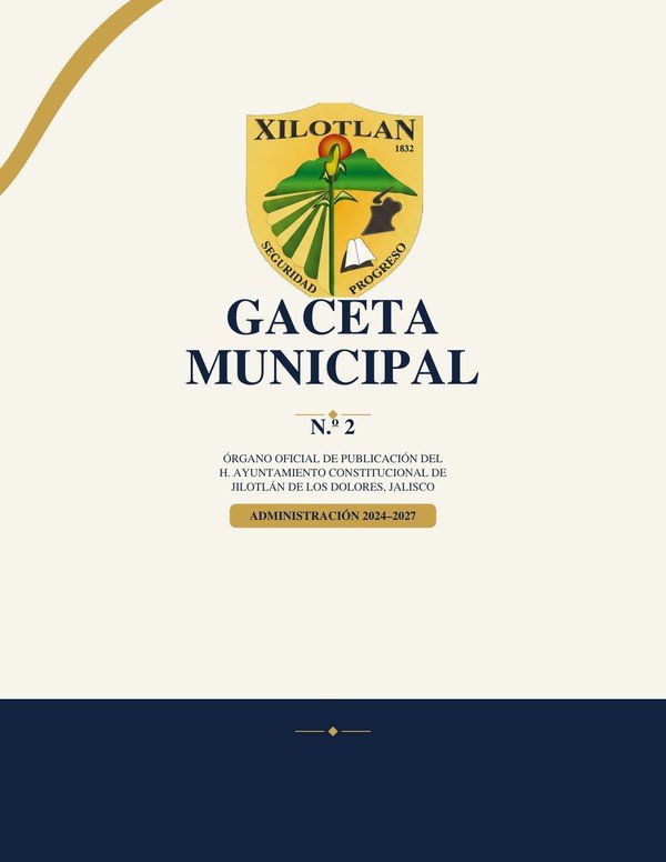 Portada de la Gaceta Municipal número 2